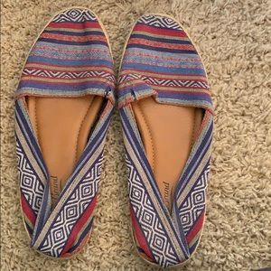 Lucky brand canvas flats